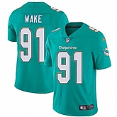 Nike Miami Dolphins #91 Cameron Wake Aqua Green Team Color NFL Vapor Untouchable Limited Jersey,baseball caps,new era cap wholesale,wholesale hats